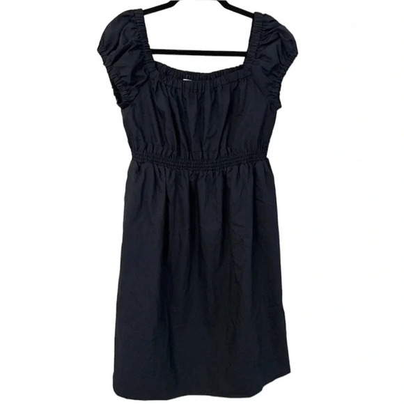 NWT Maggy London Navy Square Neck Knee Length Dress w/ Pockets Size 4 - Picture 1 of 9